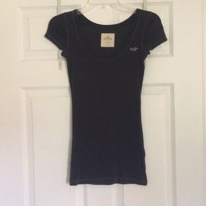 Hollister scoop neck tee